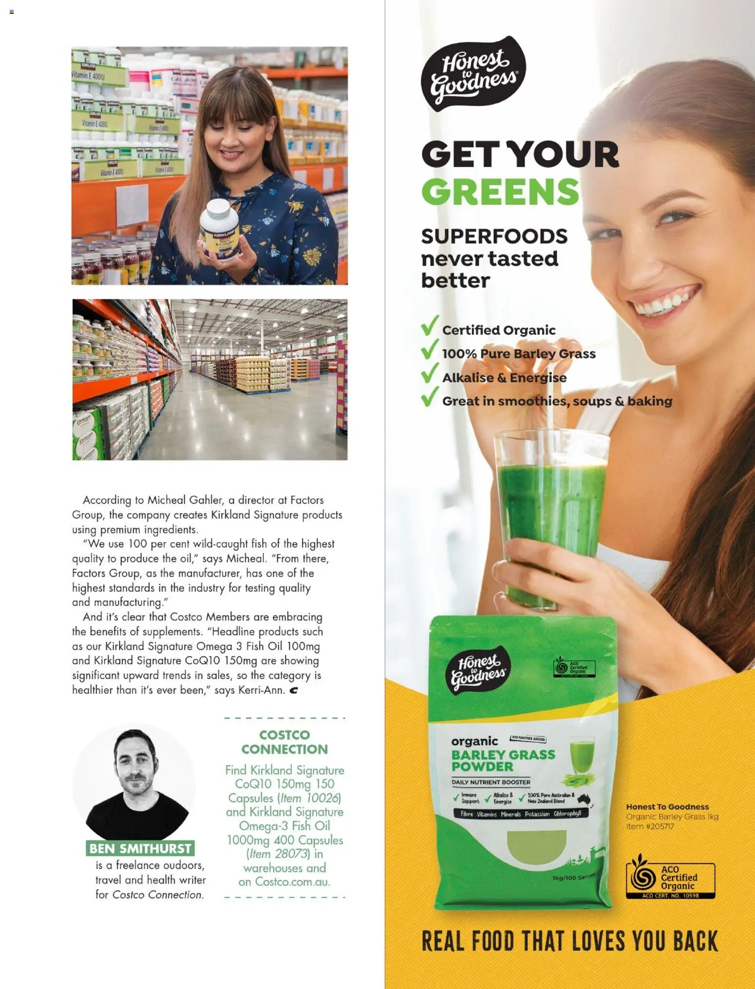 Costco catalogue - valid from 01.03.2026 | Page: 27 | Products: Grass, Powder, Greens, Vitamin