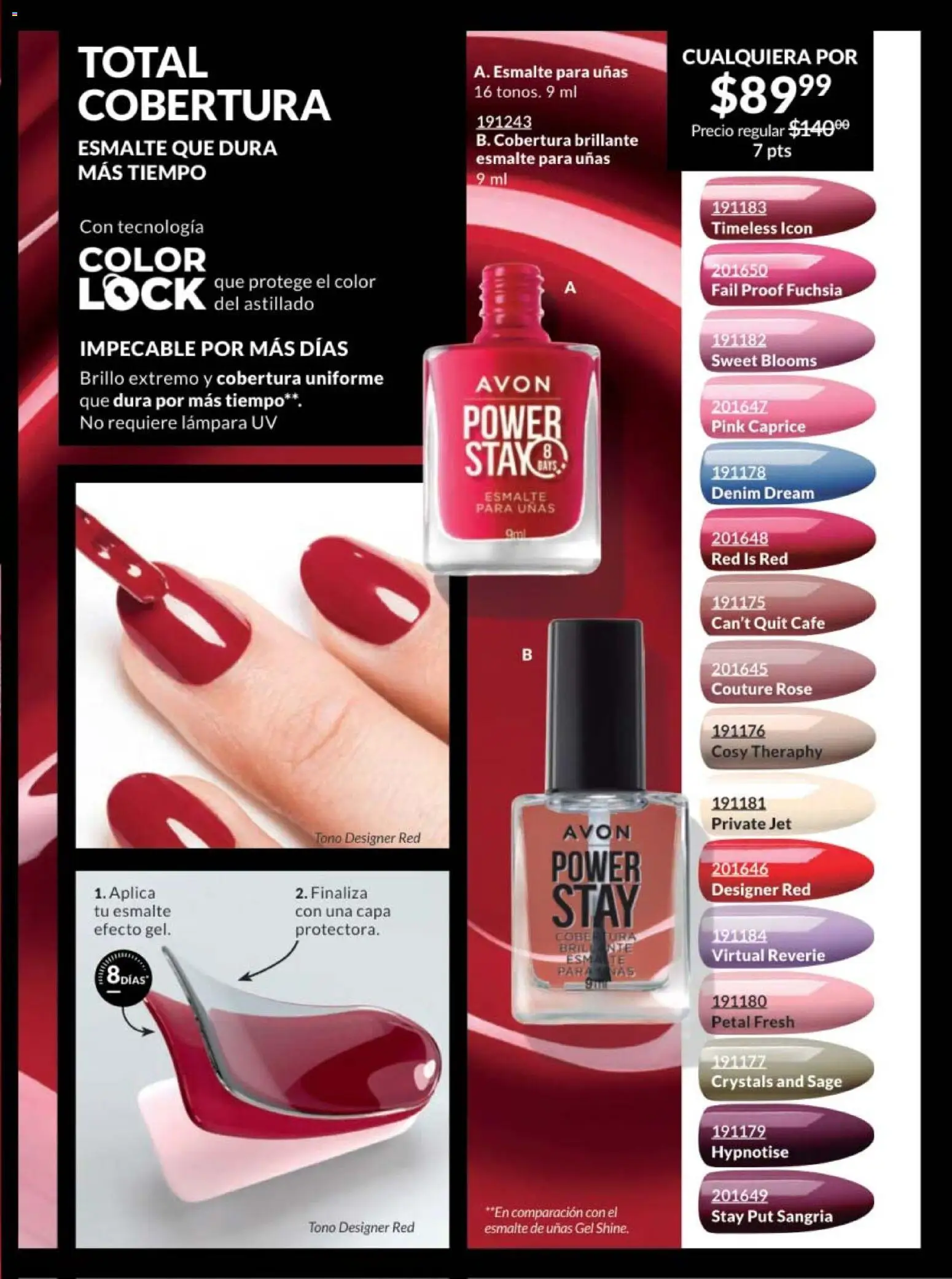 Nuevas ofertas de AVON válidas en toda la República Mexicana desde el 28.11.2025. ¡Encuentra las mejores ofertas en AVON campaña 18 2025! | Página: 135 | Productos: Brillo, Café, Lámpara, Esmalte de uñas