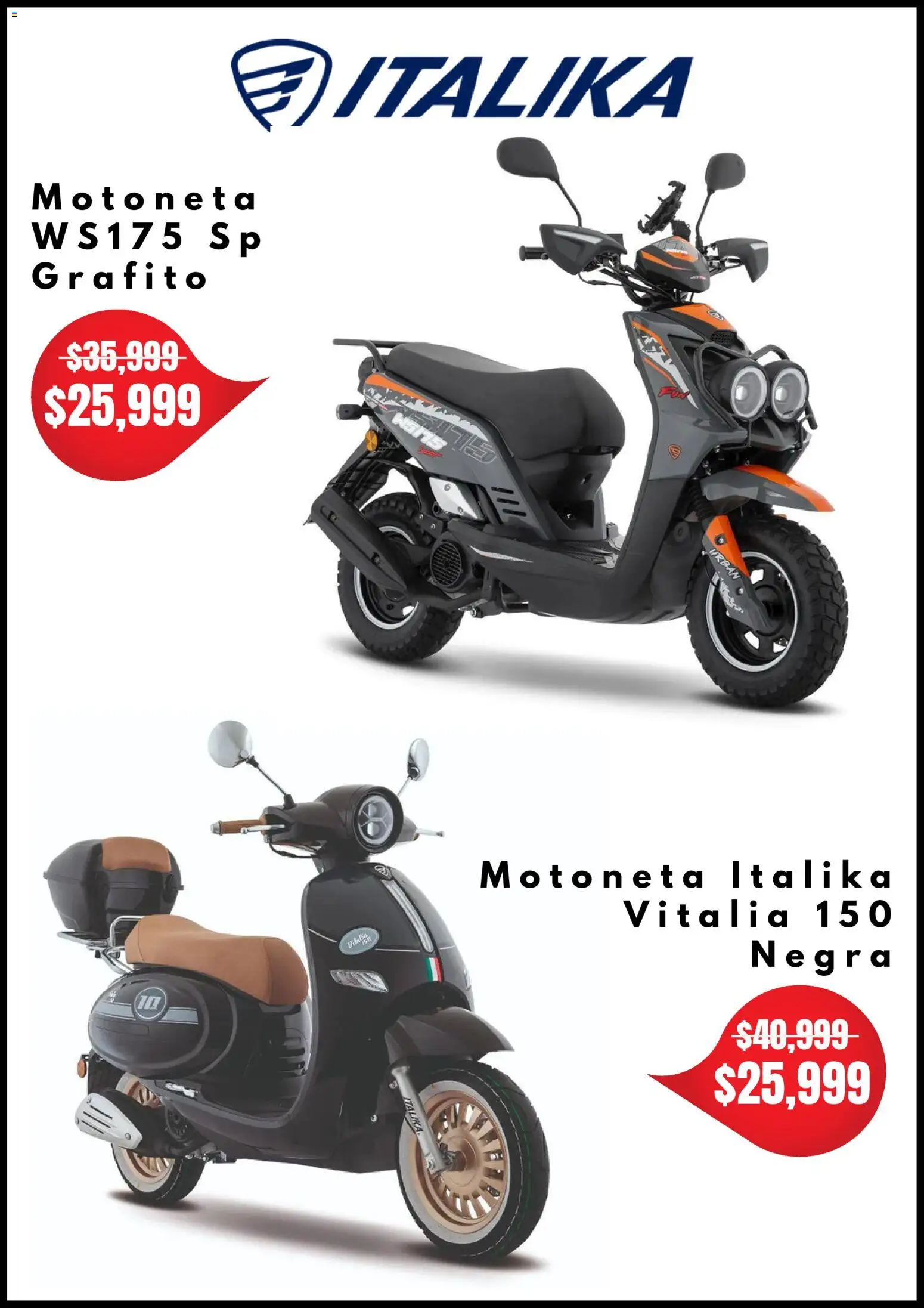 Nuevas ofertas de Italika válidas en toda la República Mexicana desde el 21.11.2025. ¡Encuentra las mejores ofertas en Italika catálogo! | Página: 5