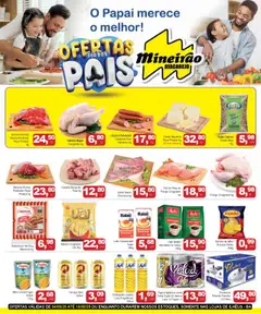 Mineirão Atacarejo Folheto - válido de 04.08.2025 | Página: 1 | Produtos: Feijão, Almofada, Linguiça, Café