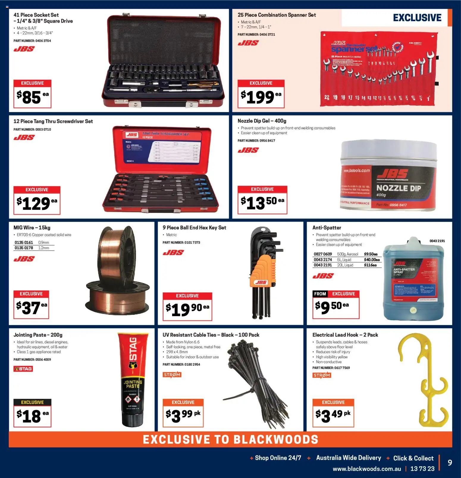 Black Woods catalogue - valid from 03.11.2025 | Page: 9 | Products: Oil, Water, Appliance, Cable