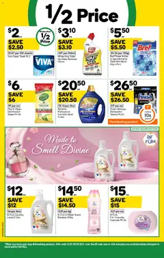 Preview of Weekly catalogue Woolworths WA 22/10 - valid from 22.10.2025 | Page: 12 | Products: Stain remover, Lemon, Laundry, Tablets