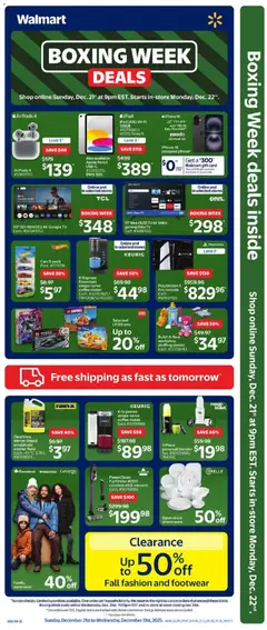 Preview of Walmart - Boxing week deals from shop Walmart valid from 21.12.2025