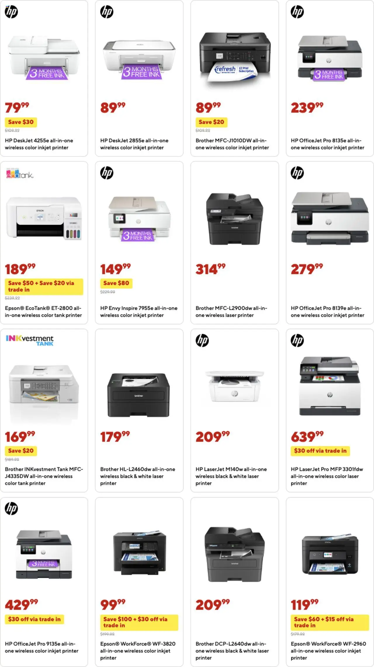 Staples Weekly Ad - valid from 10.08.2025 | Page: 6 | Products: Ink, Printer
