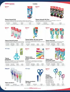 Nuevas ofertas de Office Depot válidas en toda la República Mexicana desde el 09.01.2025. ¡Encuentra las mejores ofertas en Office Depot catálogo 2025! | Página: 62 | Productos: Tijera, Pastel, Té, Sobre