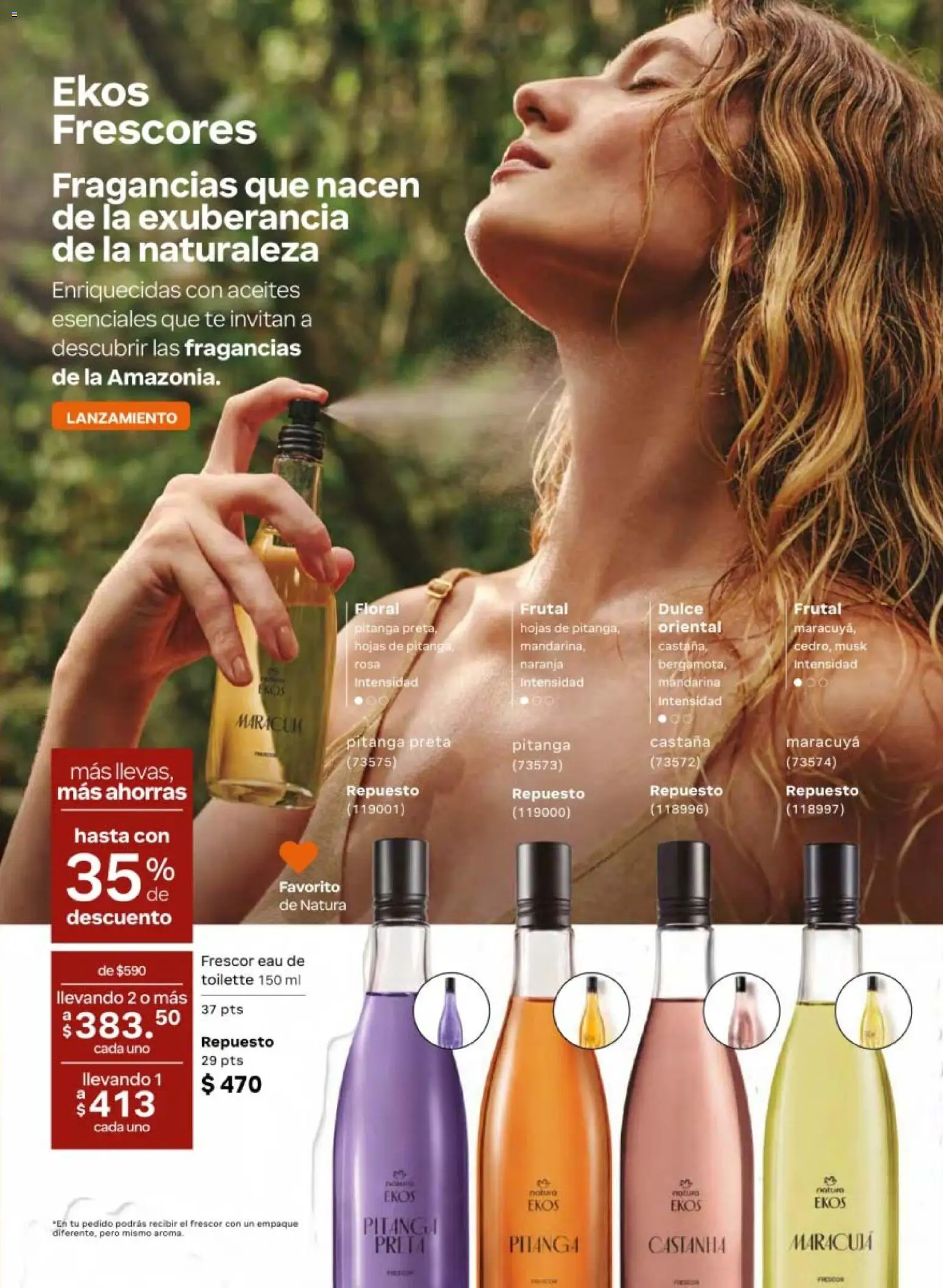 Nuevas ofertas de Natura válidas en toda la República Mexicana desde el 08.05.2026. ¡Encuentra las mejores ofertas en Natura campaña 8 2026! | Página: 49 | Productos: Té, Eau de toilette
