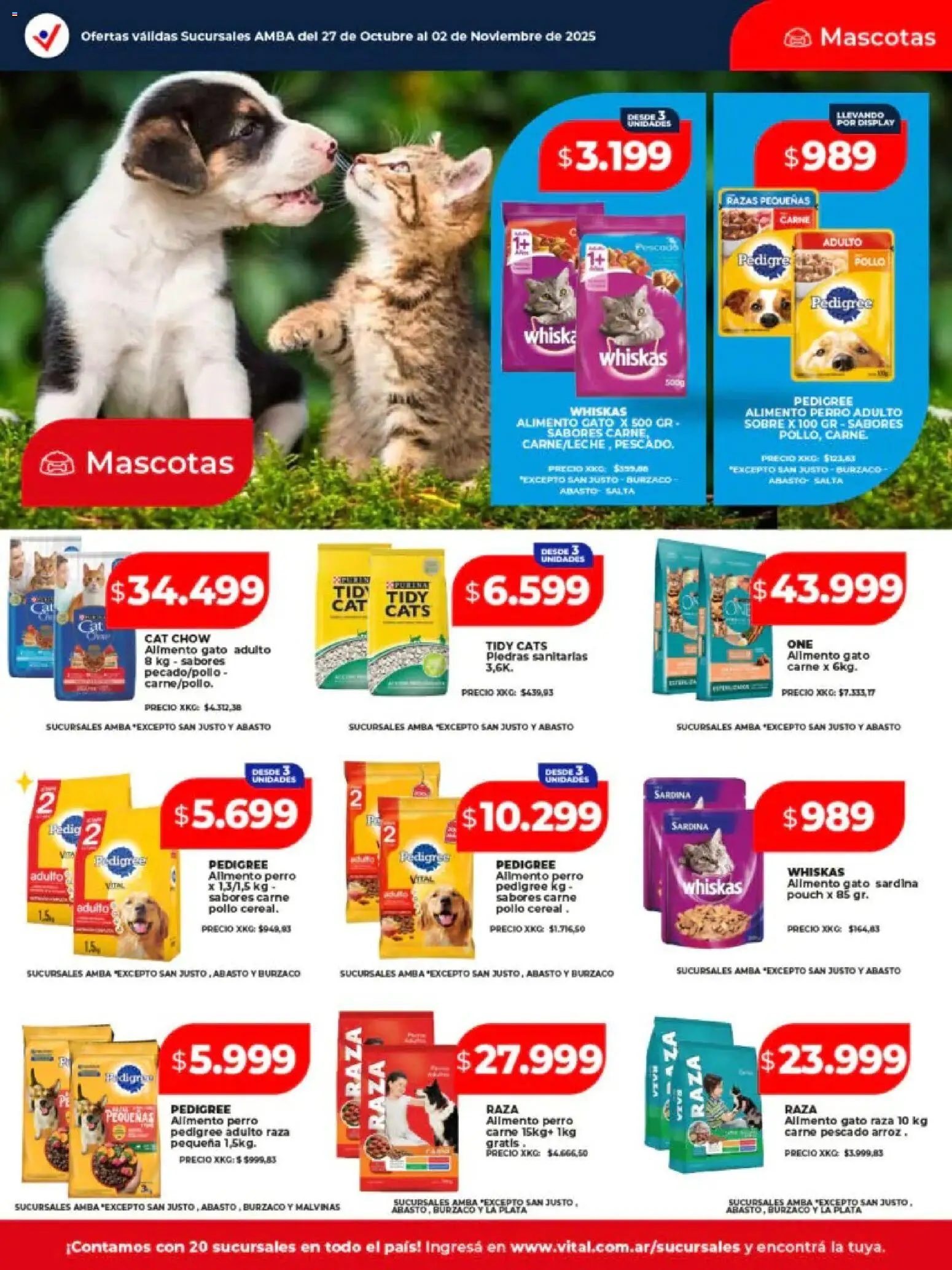 Vital - Ofertas - Laferrere │ válido desde el 27.10.2025 | Página: 21 | Productos: Sobre, Pollo, Pescado, Arroz