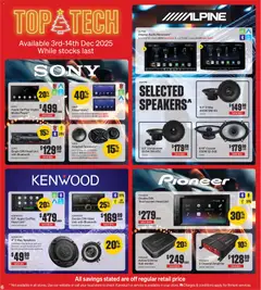 Preview of Supercheap Auto Catalogue - valid from 03.12.2025 | Page: 6 | Products: Amplifier, Digital, Audio