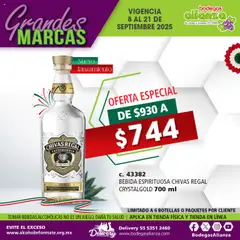 Vista previa de Bodegas Alianza - Catálogo Grandes Marcas, nuevo folleto de la tienda, válido en México a partir del 08.09.2025