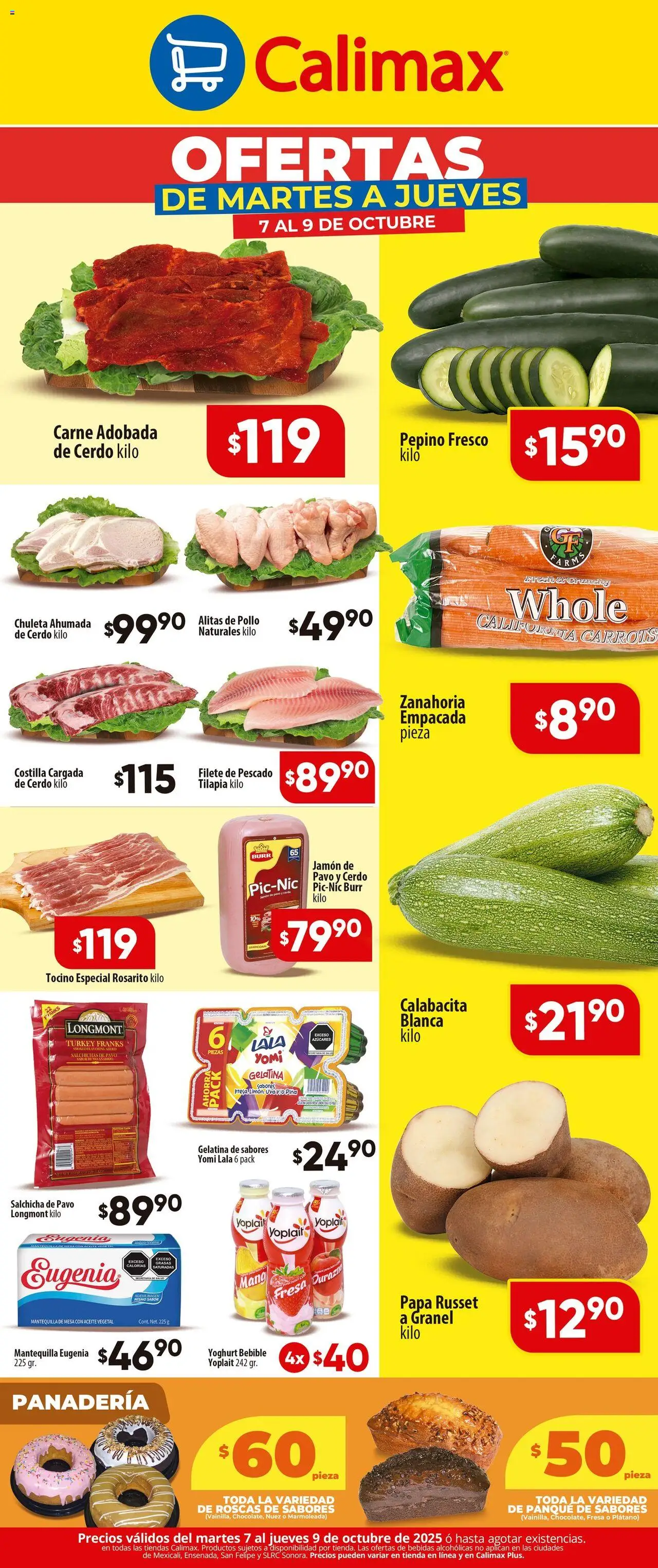 Nuevas ofertas de Calimax válidas en toda la República Mexicana desde el 07.10.2025. ¡Encuentra las mejores ofertas en Calimax - Folleto! | Página: 2 | Productos: Durazno, Gelatina, Piña, Mesa
