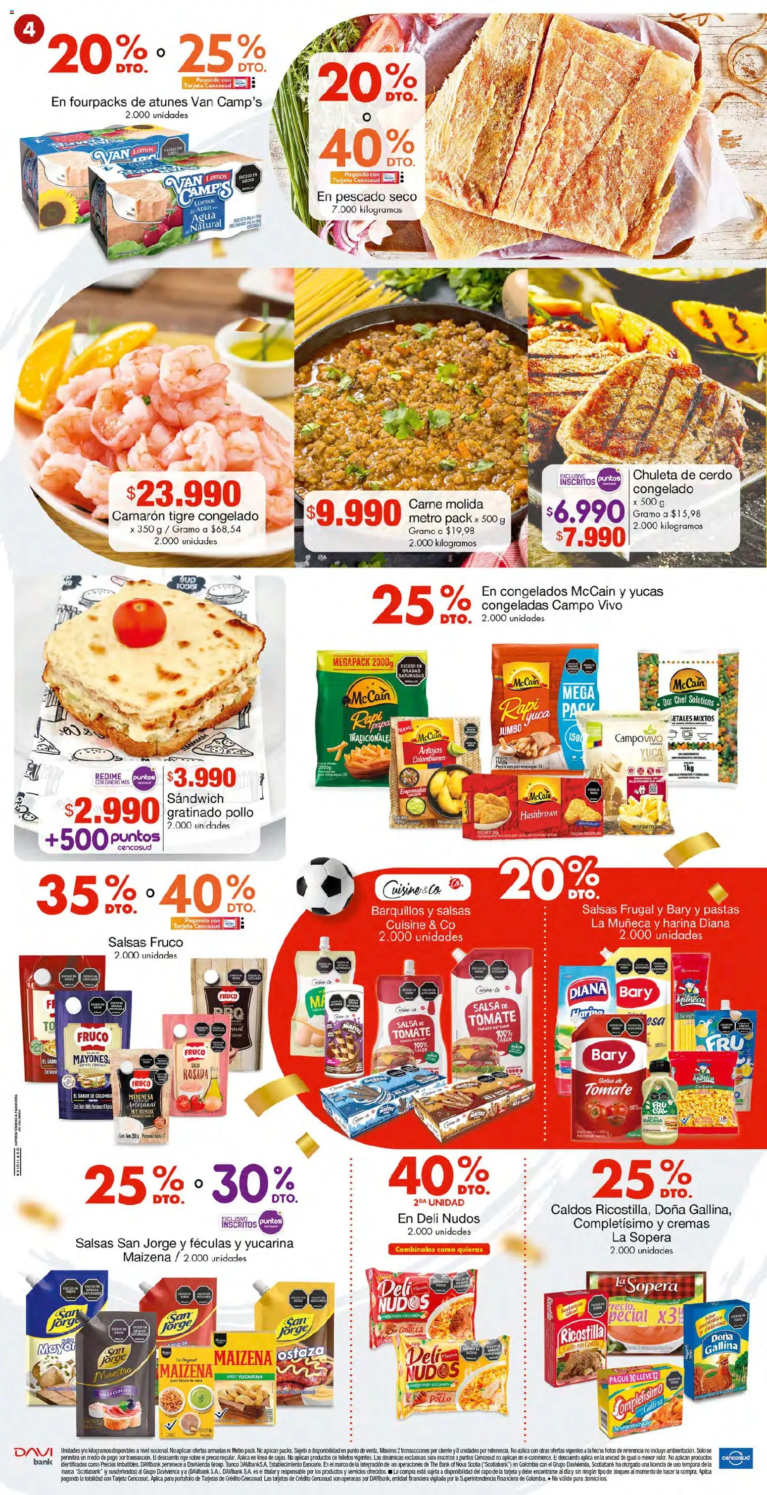 Metro revista - valida desde el 13.03.2026 | Página: 4 | Productos: Agua, Atún, Harina, Mayonesa