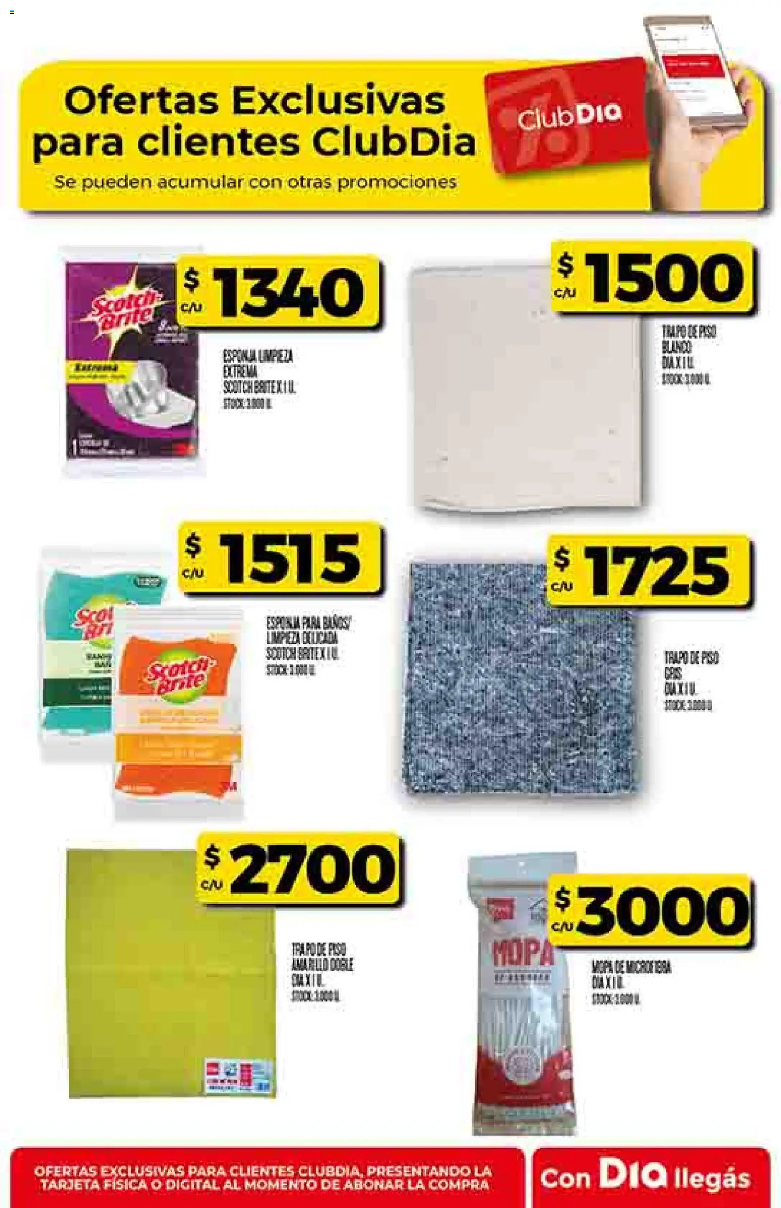 Dia - Ofertas - Salta y Jujuy │ válido desde el 15.04.2026 | Página: 38 | Productos: Trapo de piso, Mopa, Esponja