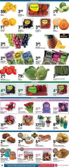 Preview of Big Y weekly ads valid from 05.03.2026 | Page: 10 | Products: Bakery, Mandarins, Salad, 2人掛けソファ