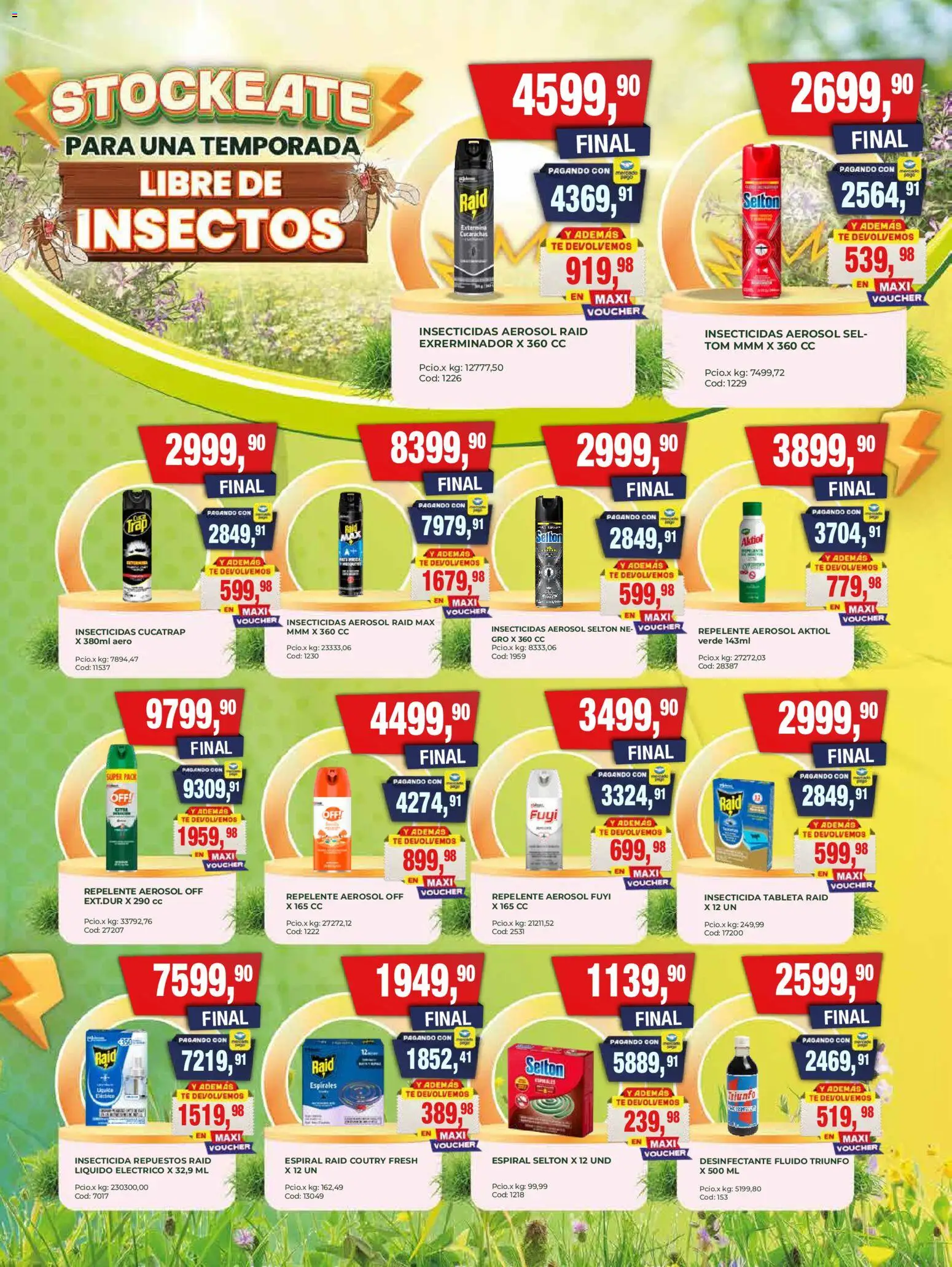 Maxiconsumo ofertas │ válido desde el 13.04.2026 | Página: 23 | Productos: Tableta, Repelente, Desinfectante, Té
