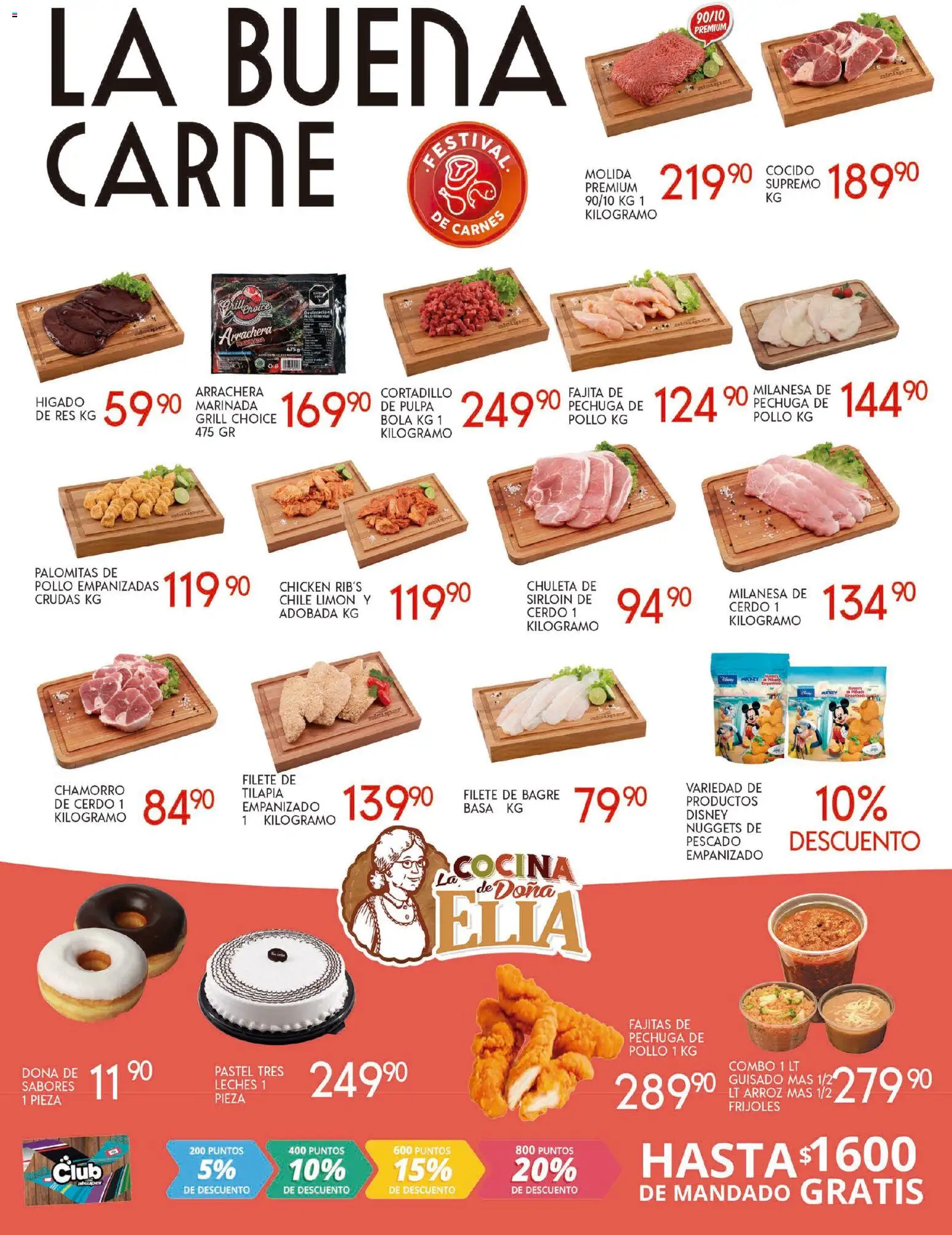 Nuevas ofertas de Alsuper válidas en toda la República Mexicana desde el 21.10.2025. ¡Encuentra las mejores ofertas en Alsuper folleto Saltillo! | Página: 2 | Productos: Milanesa, Cerdo, Res, Cocina