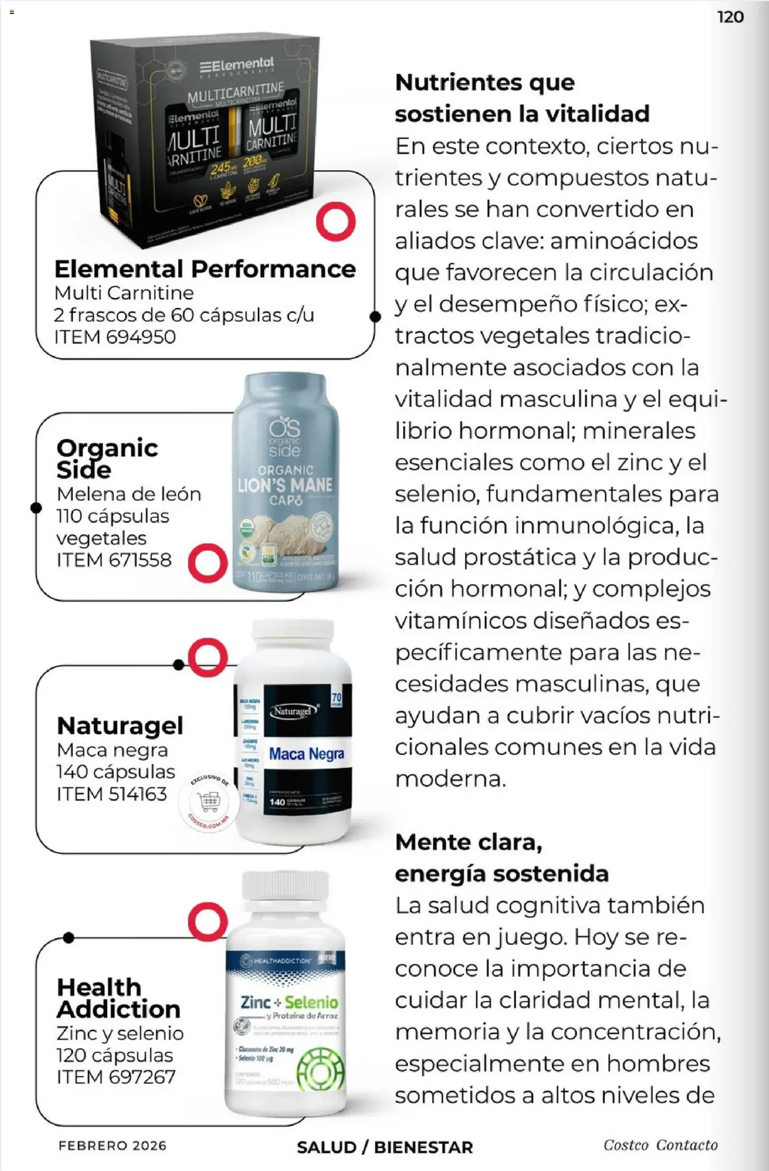 Nuevas ofertas de Costco válidas en toda la República Mexicana desde el 01.02.2026. ¡Encuentra las mejores ofertas en Costco Revista Febrero ! | Página: 120