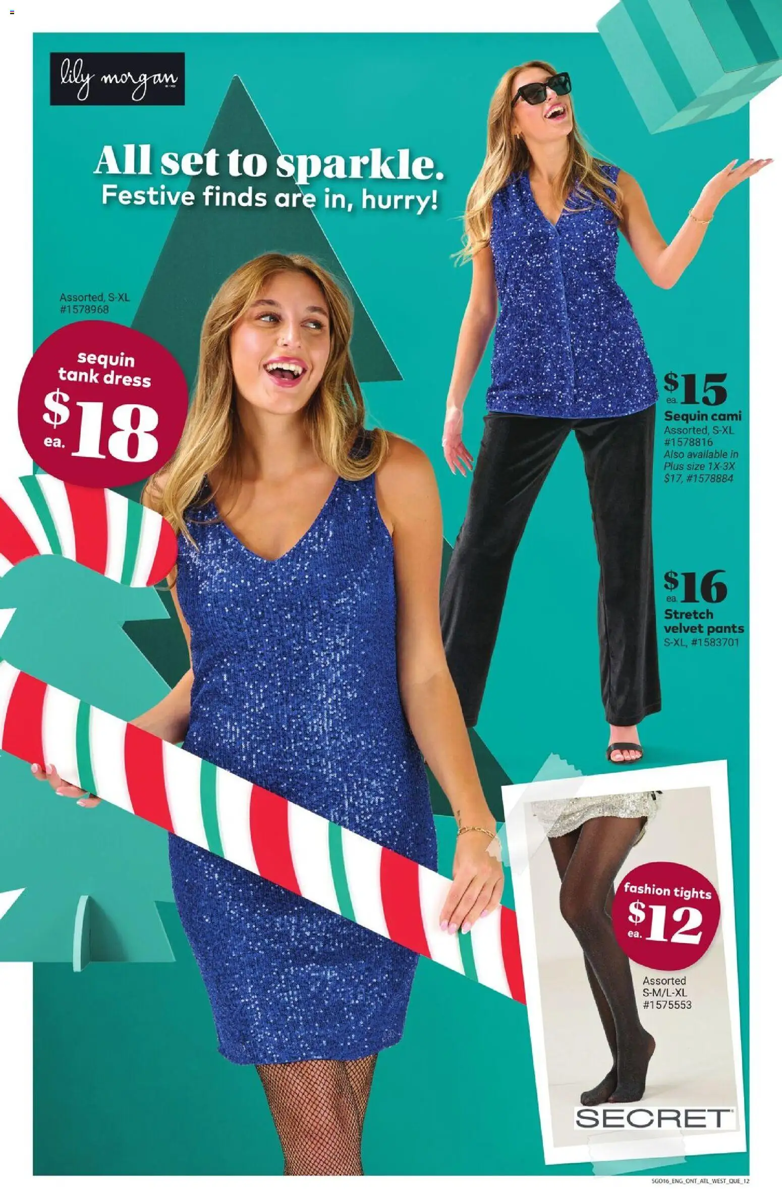 Giant Tiger flyer valid from 19.11.2025 | Page: 15 | Products: Dress, Tights, Pants