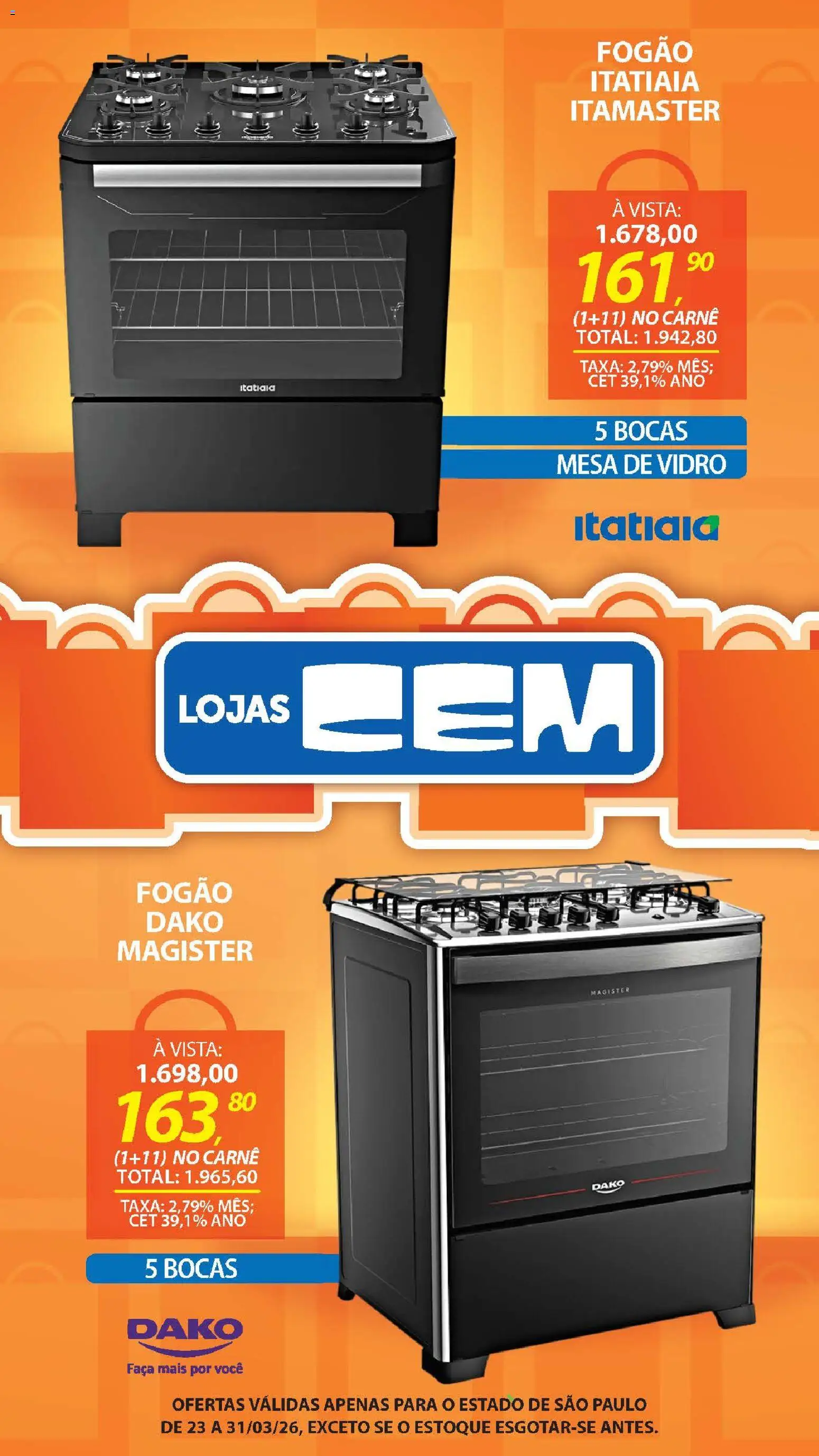 Lojas Cem Folheto - válido de 23.03.2026 | Página: 43