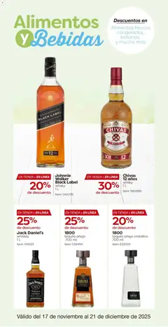 Vista previa de Jack Daniel's, whiskey 1 L, nuevo folleto de la tienda, válido en México a partir del 17.11.2025 | Página: 22 | Productos: Whiskey, Tequila, Whisky