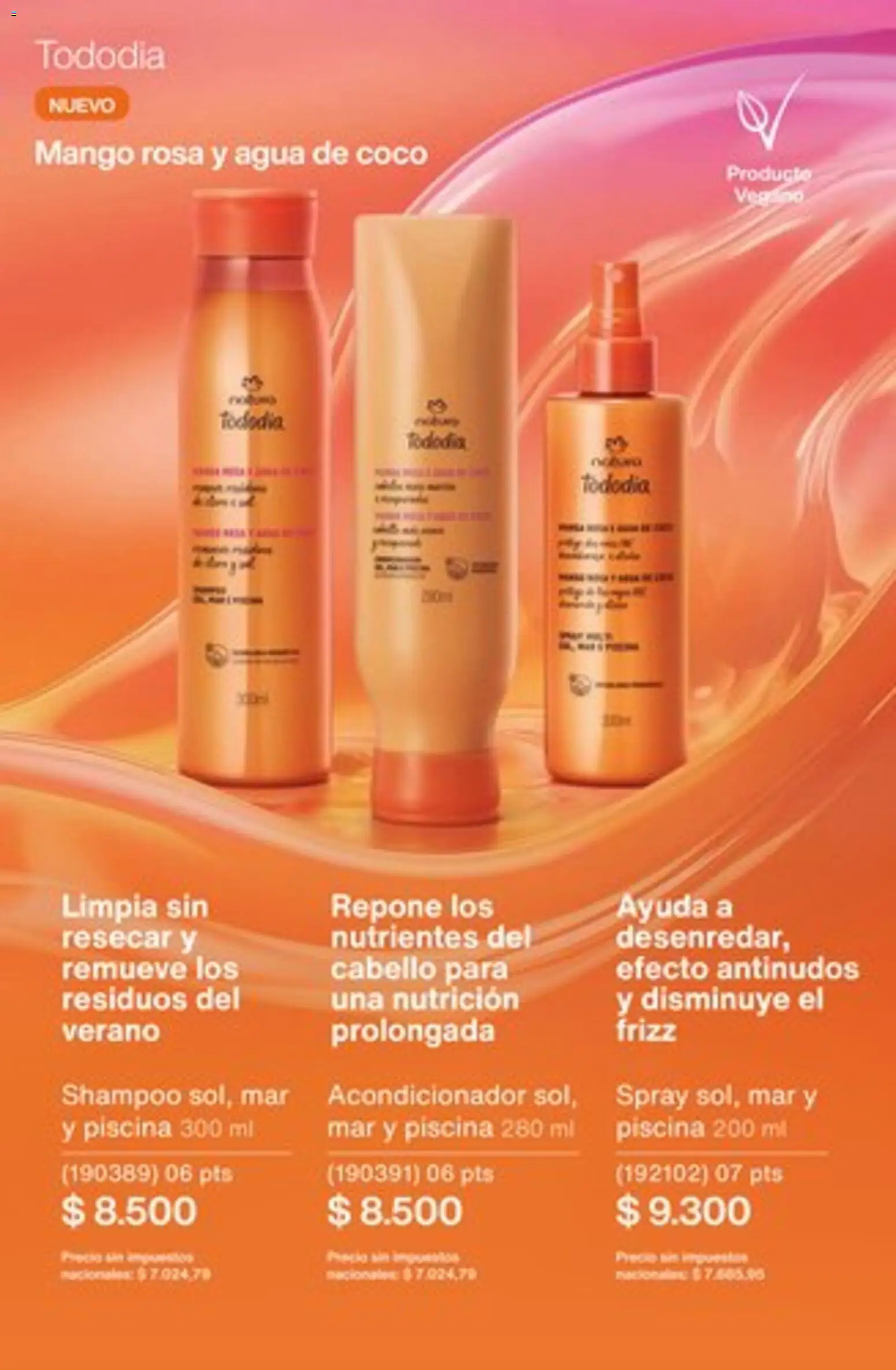 Catálogo Natura Ciclo 1/2026 │ válido desde el 04.12.2025 | Página: 253 | Productos: Shampoo, Acondicionador, Agua, Mango