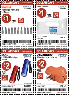 Preview of Harbor Freight weekly ads valid from 18.12.2025 | Page: 6 | Products: Trimmer, Adapter