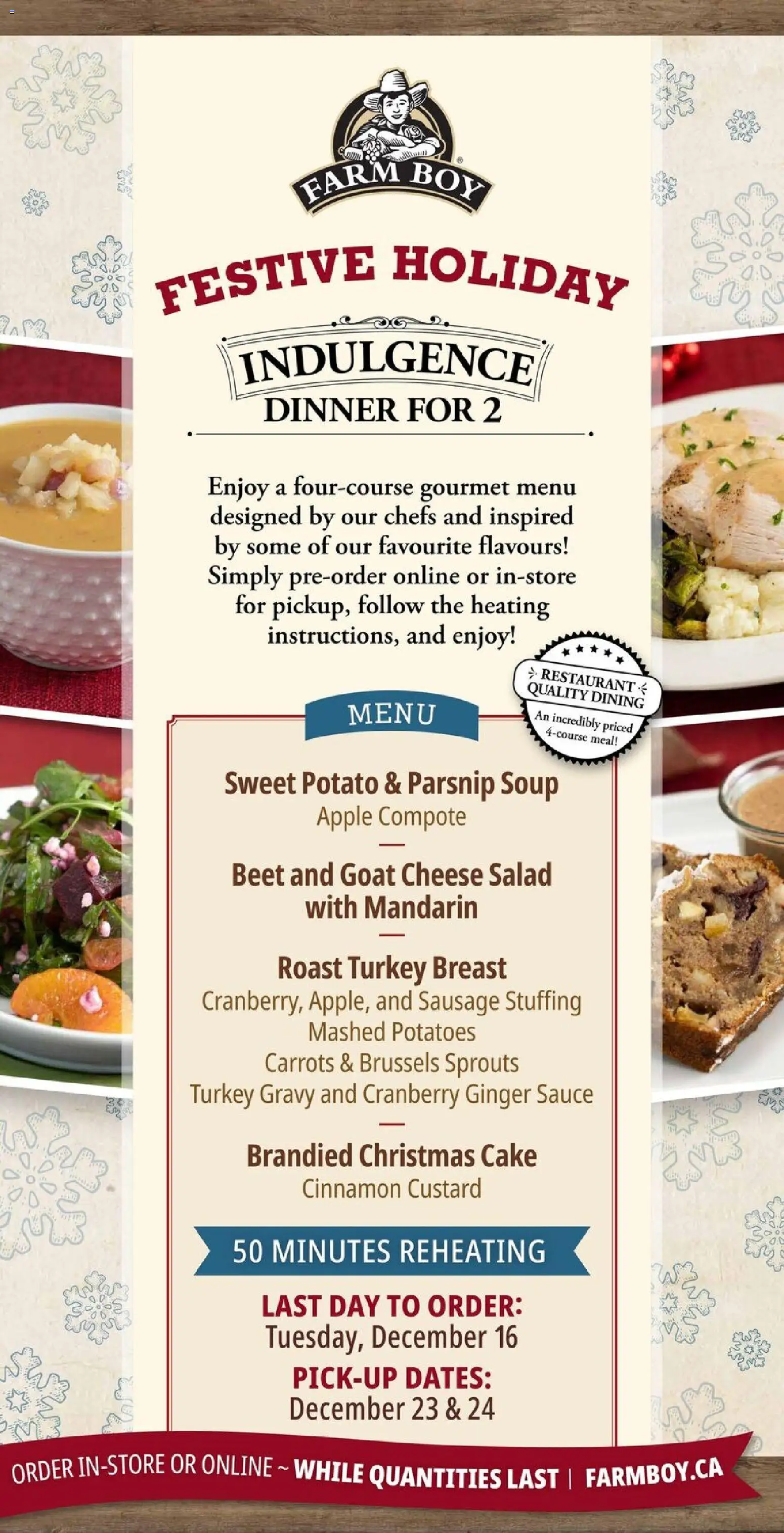 Farm Boy flyer valid from 13.11.2025 | Page: 7 | Products: Salad, Turkey, Potatoes, Cheese