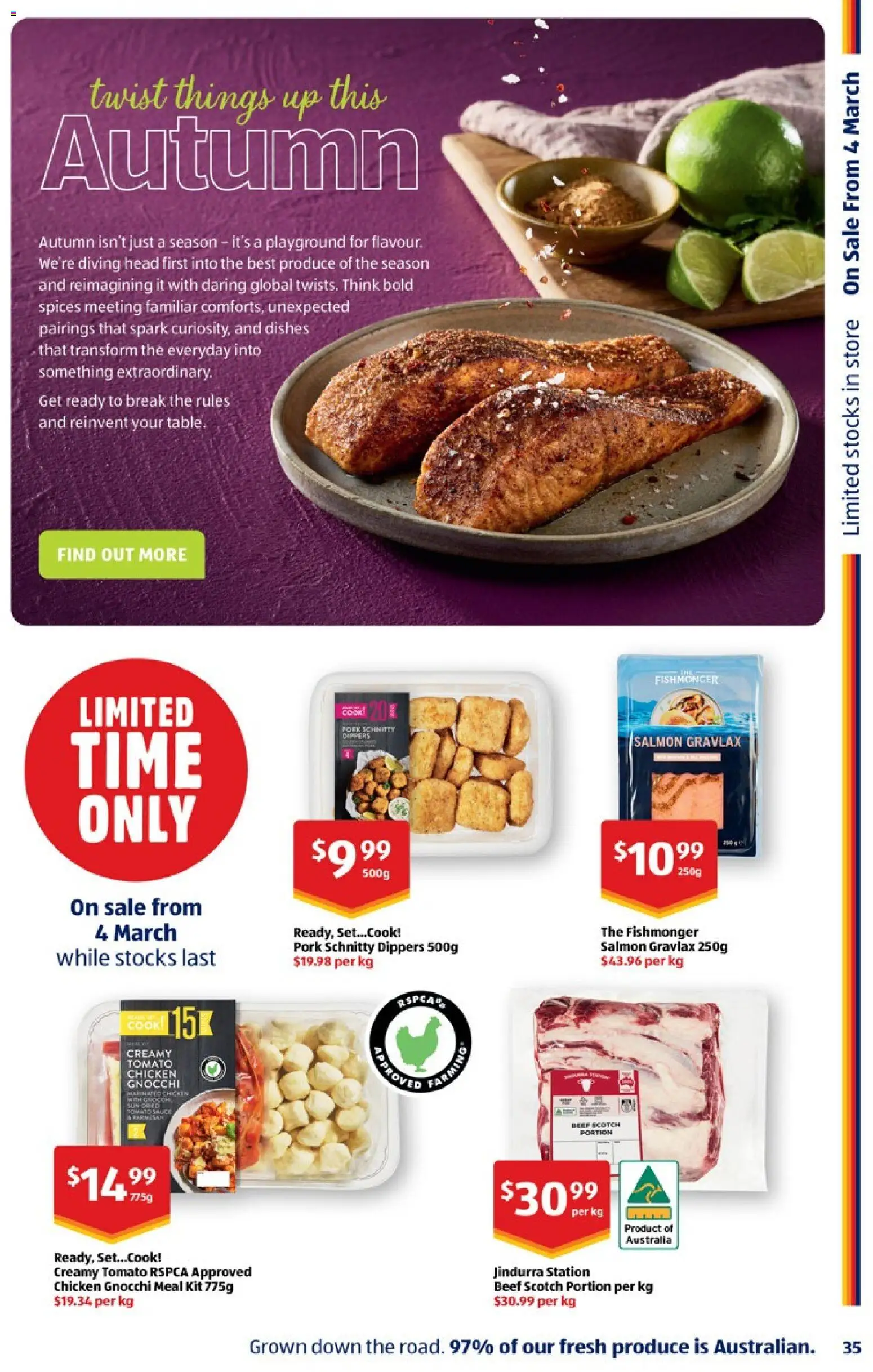 Aldi catalogue - valid from 11.03.2026 | Page: 35 | Products: Table, Spices, Salmon, Scotch