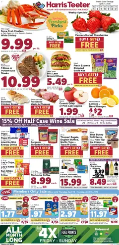 Preview of Harris Teeter weekly ads valid from 15.04.2026