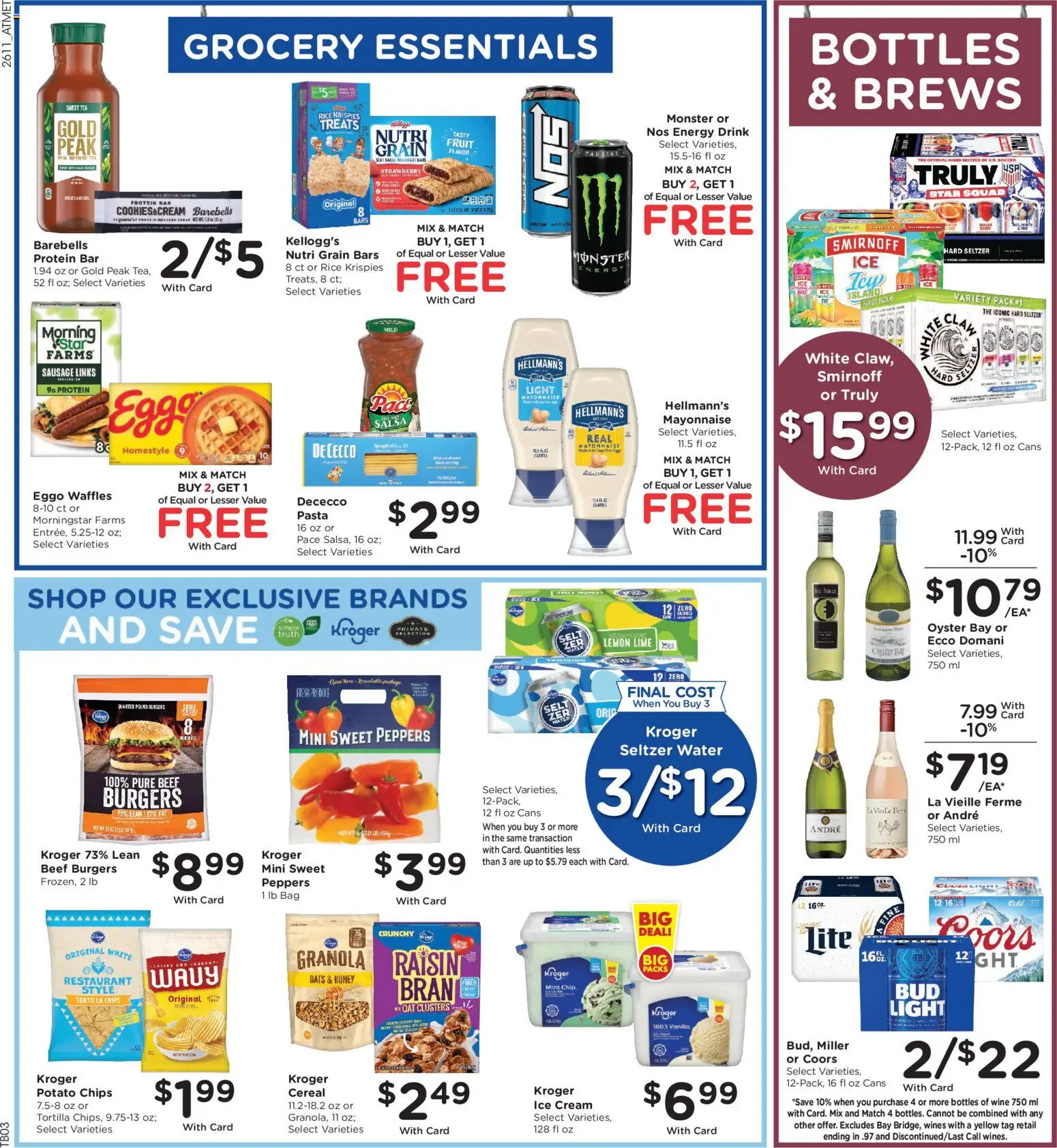 Kroger Weekly Ad - valid from 15.04.2026 | Page: 6 | Products: Peppers, Wine, Pasta, Water