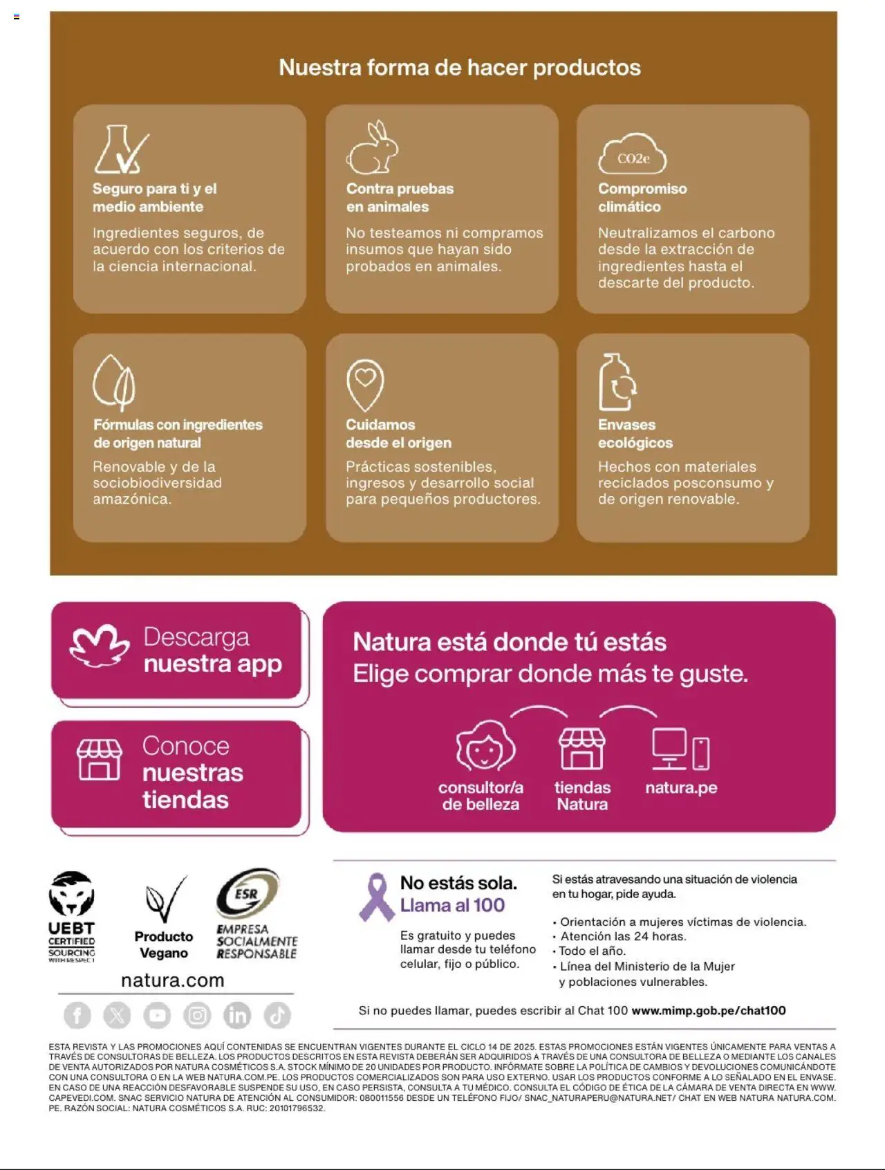 Catálogo Natura válido desde 03.10.2025 | Página: 169 | Productos: Té, Teléfono, Cámara