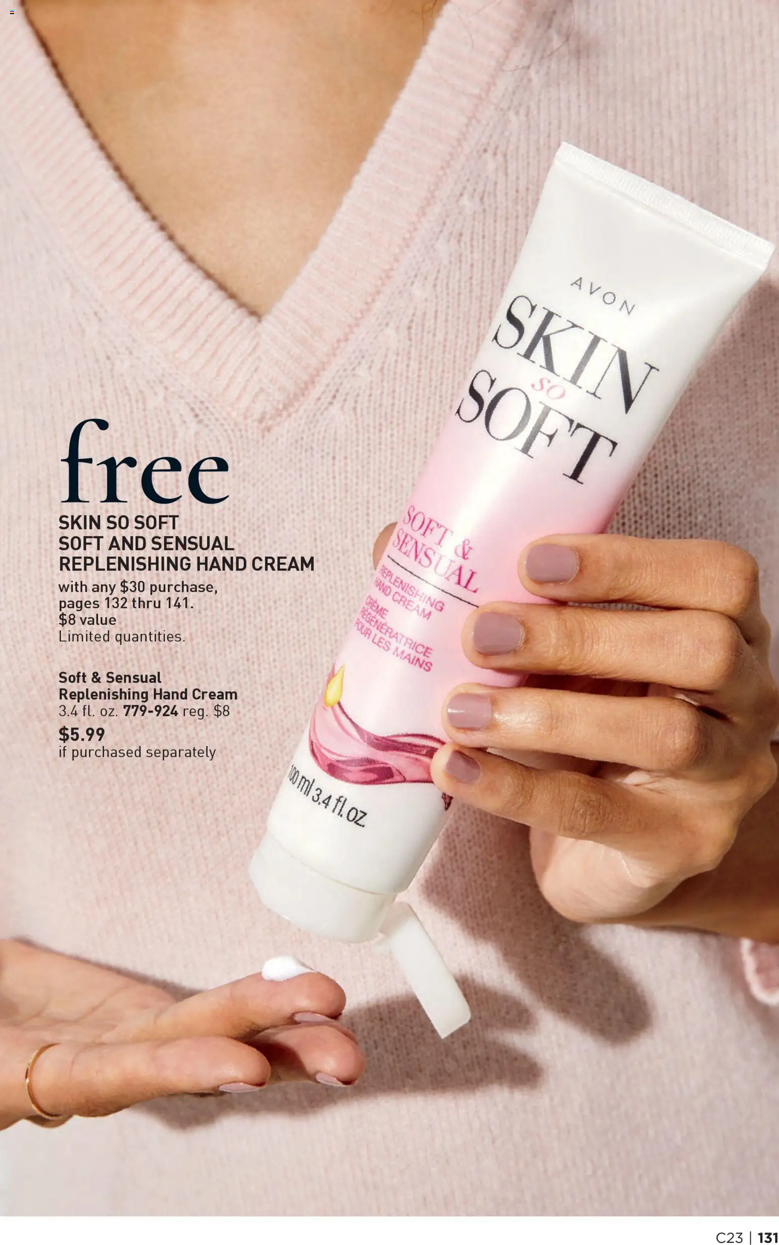 Avon Brochure - valid from 05.11.2025 | Page: 131 | Products: Hand cream, Cream