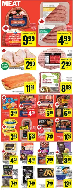 Preview of Food Basics weekly flyer - Cornwall from shop Food Basics valid from 12.03.2026 | Page: 7 | Products: Pasta, Ham, Chicken, Pork