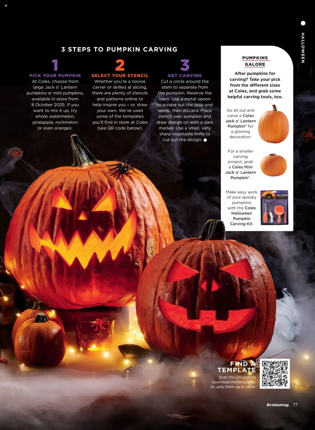 Coles catalogue - valid from 06.10.2025 | Page: 81 | Products: Oranges, Pumpkin, Rockmelon