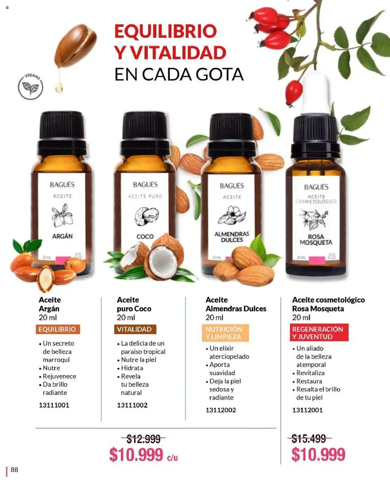 Bagués catálogo │ válido desde el 01.06.2025 | Página: 88 | Productos: Almendras, Aceite, Brillo, Radiante