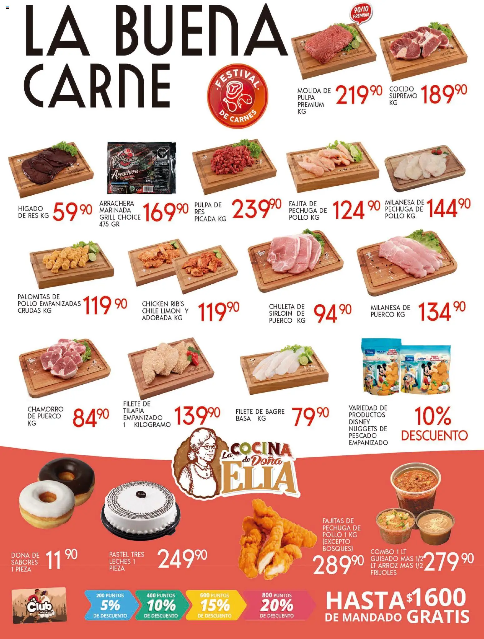 Nuevas ofertas de Alsuper válidas en toda la República Mexicana desde el 21.10.2025. ¡Encuentra las mejores ofertas en Alsuper folleto! | Página: 2 | Productos: Pollo, Milanesa, Limón, Pastel