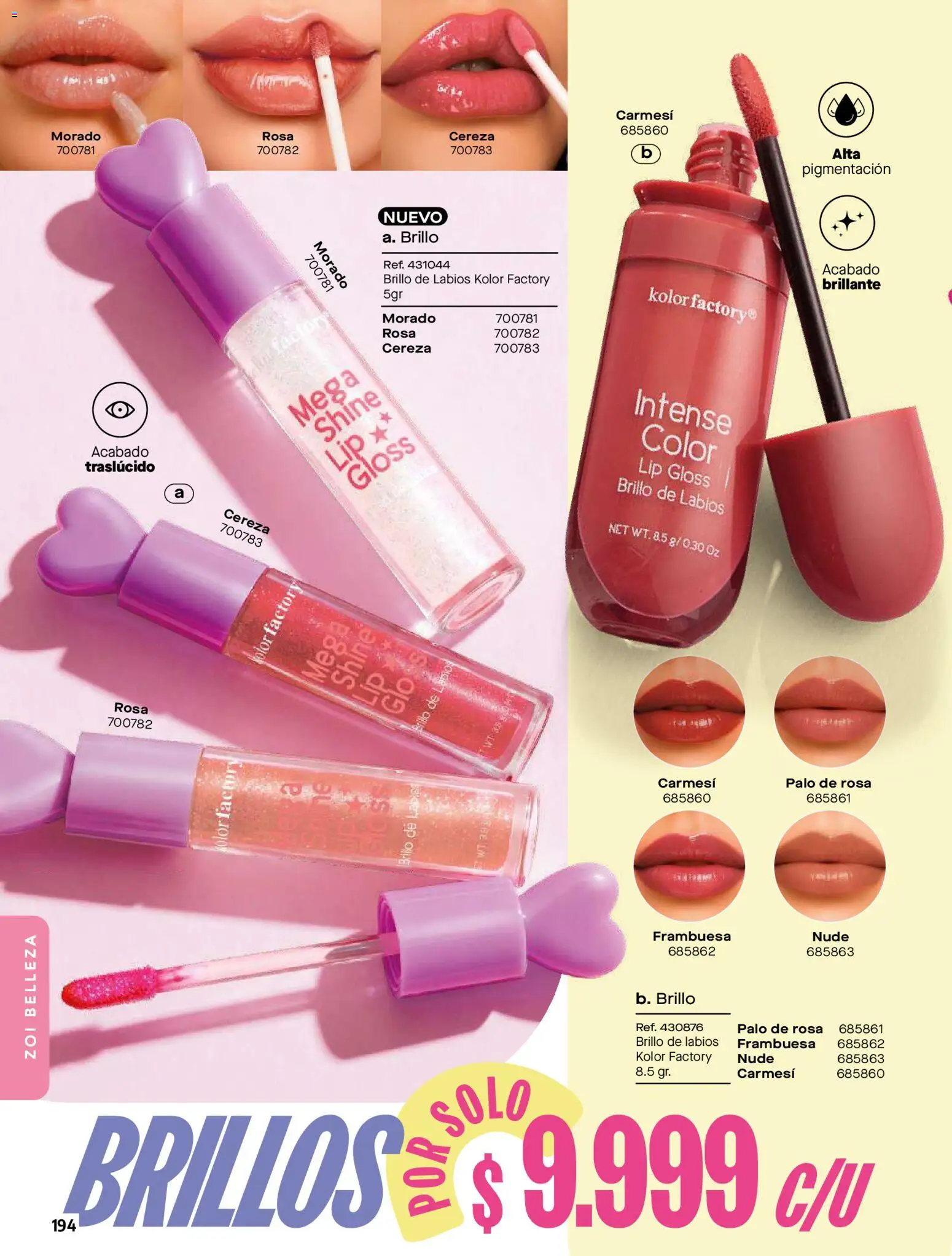 Pacifika revista - valida desde el 01.02.2026 | Página: 194 | Productos: Brillo, Brillo de labios