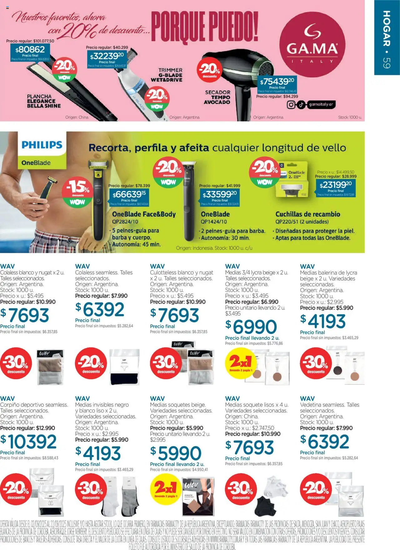 Farmacity catálogo │ válido desde el 02.09.2025 | Página: 59