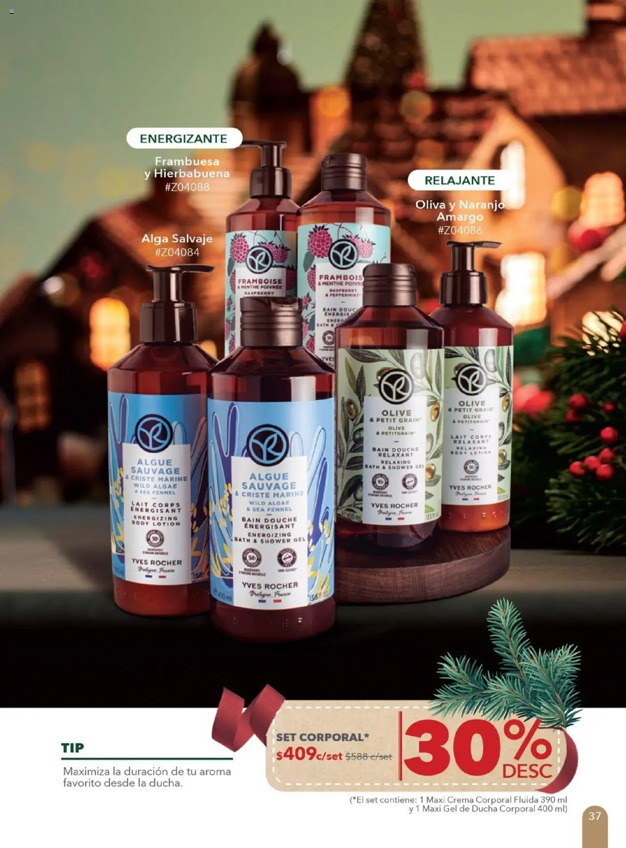 Nuevas ofertas de Yves Rocher válidas en toda la República Mexicana desde el 28.10.2025. ¡Encuentra las mejores ofertas en Yves Rocher - Campaña 15 2025! | Página: 37 | Productos: Crema, Body, Crema corporal, Gel de ducha