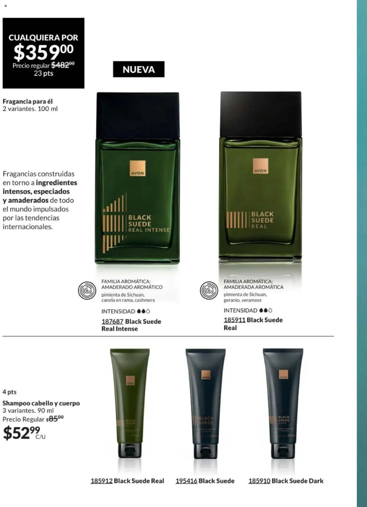 Nuevas ofertas de AVON válidas en toda la República Mexicana desde el 30.01.2026. ¡Encuentra las mejores ofertas en AVON campaña 3 2026! | Página: 74 | Productos: Pimienta, Torno, Fragancia