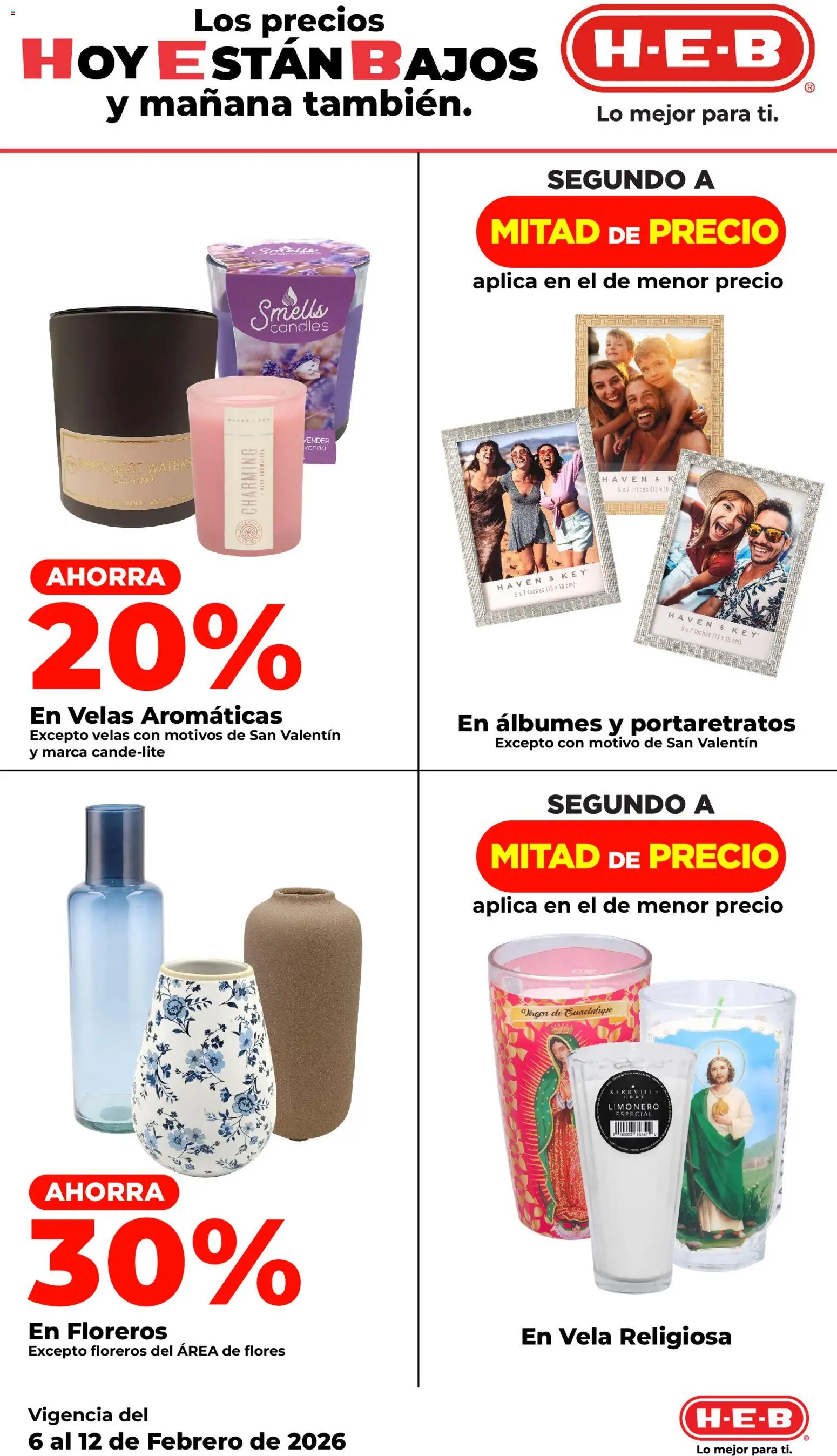 Nuevas ofertas de H-E-B válidas en toda la República Mexicana desde el 06.02.2026. ¡Encuentra las mejores ofertas en H-E-B folleto! | Página: 16