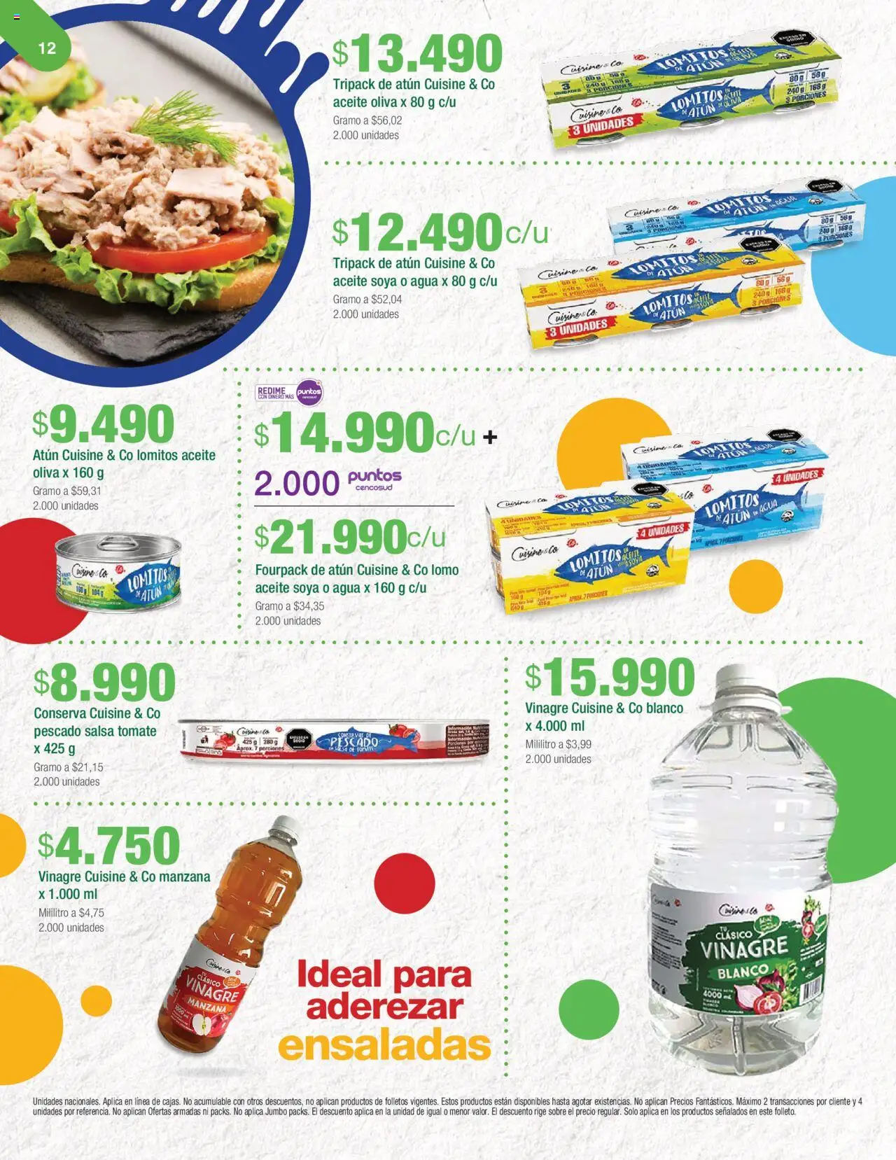 Jumbo revista - valida desde el 28.08.2025 | Página: 12 | Productos: Pescado, Agua, Oliva, Aceite