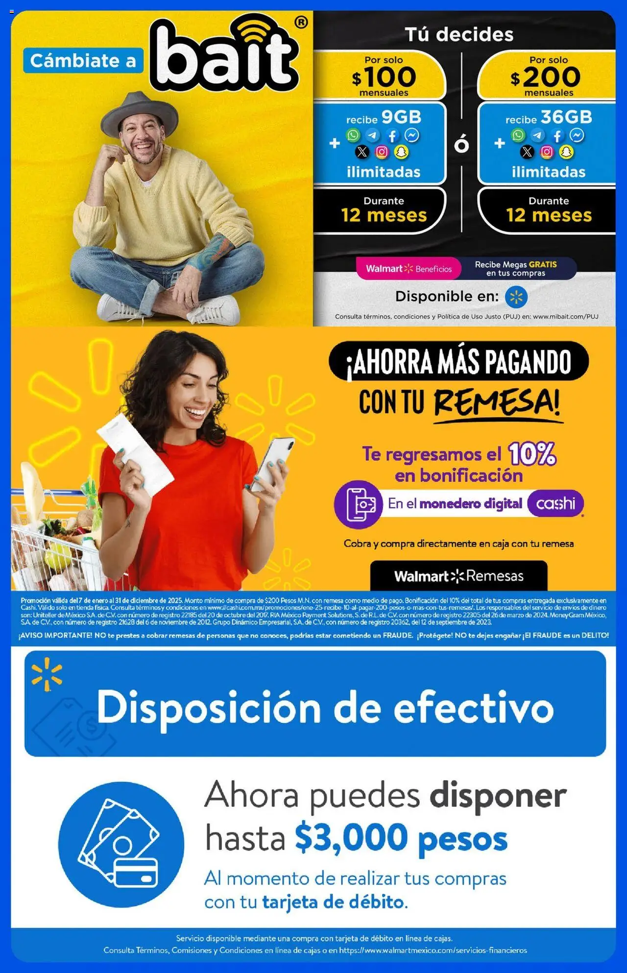 Nuevas ofertas de Walmart válidas en toda la República Mexicana desde el 17.09.2025. ¡Encuentra las mejores ofertas en Walmart - Folleto! | Página: 14 | Productos: Monedero, Té, Caja