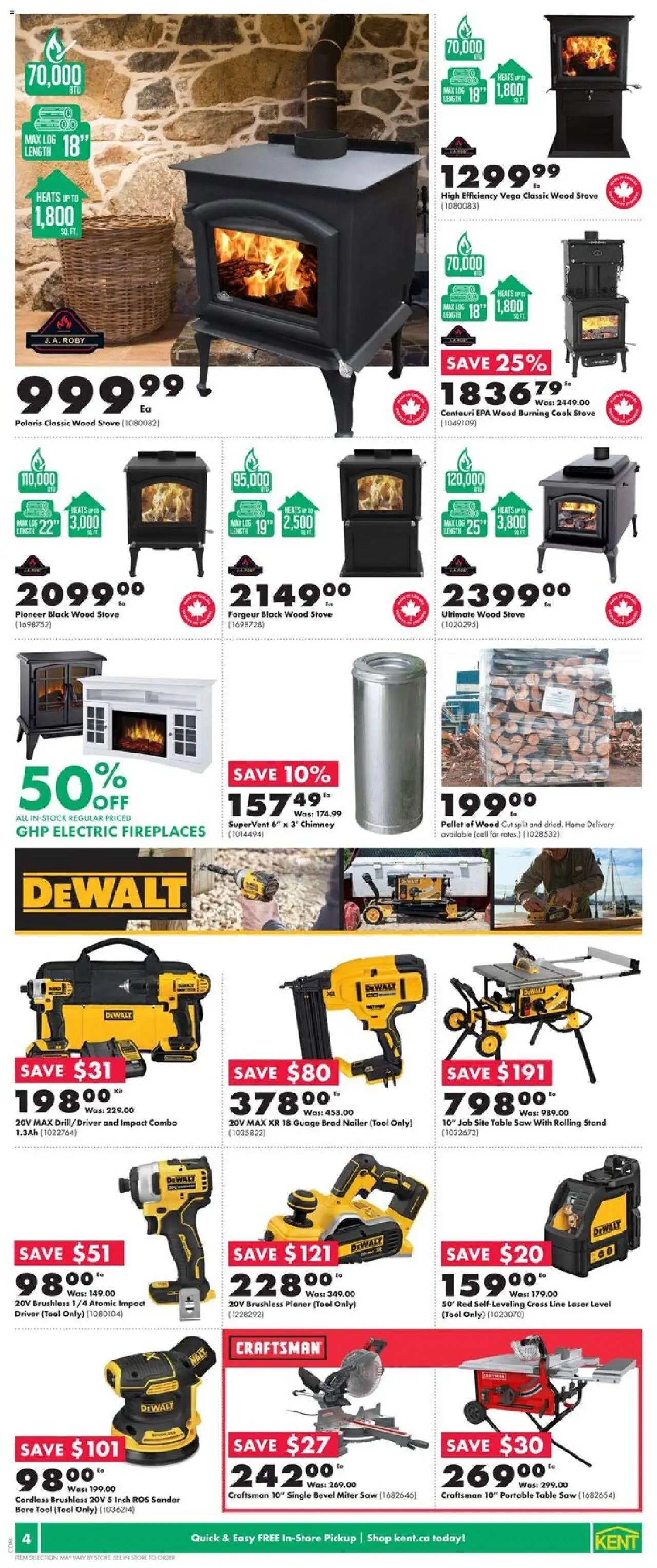 Kent flyer valid from 09.10.2025 | Page: 7 | Products: Stove, Table