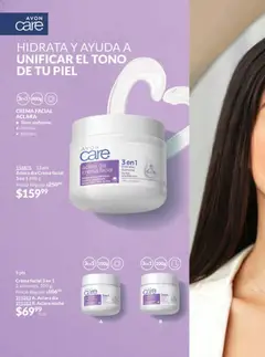 Vista previa de Aclara día Crema facial 3 en 1 400 g, Crema facial aclara, tono uniforme, ilumina, hidrata, nuevo folleto de la tienda, válido en México a partir del 07.11.2025 | Página: 162 | Productos: Crema
