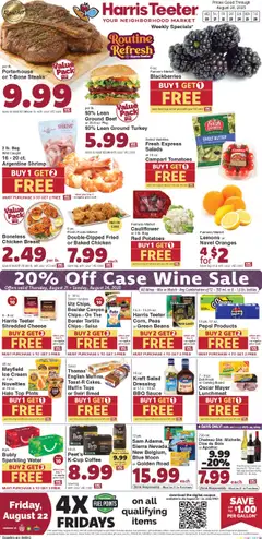 Preview of Harris Teeter weekly ads valid from 20.08.2025