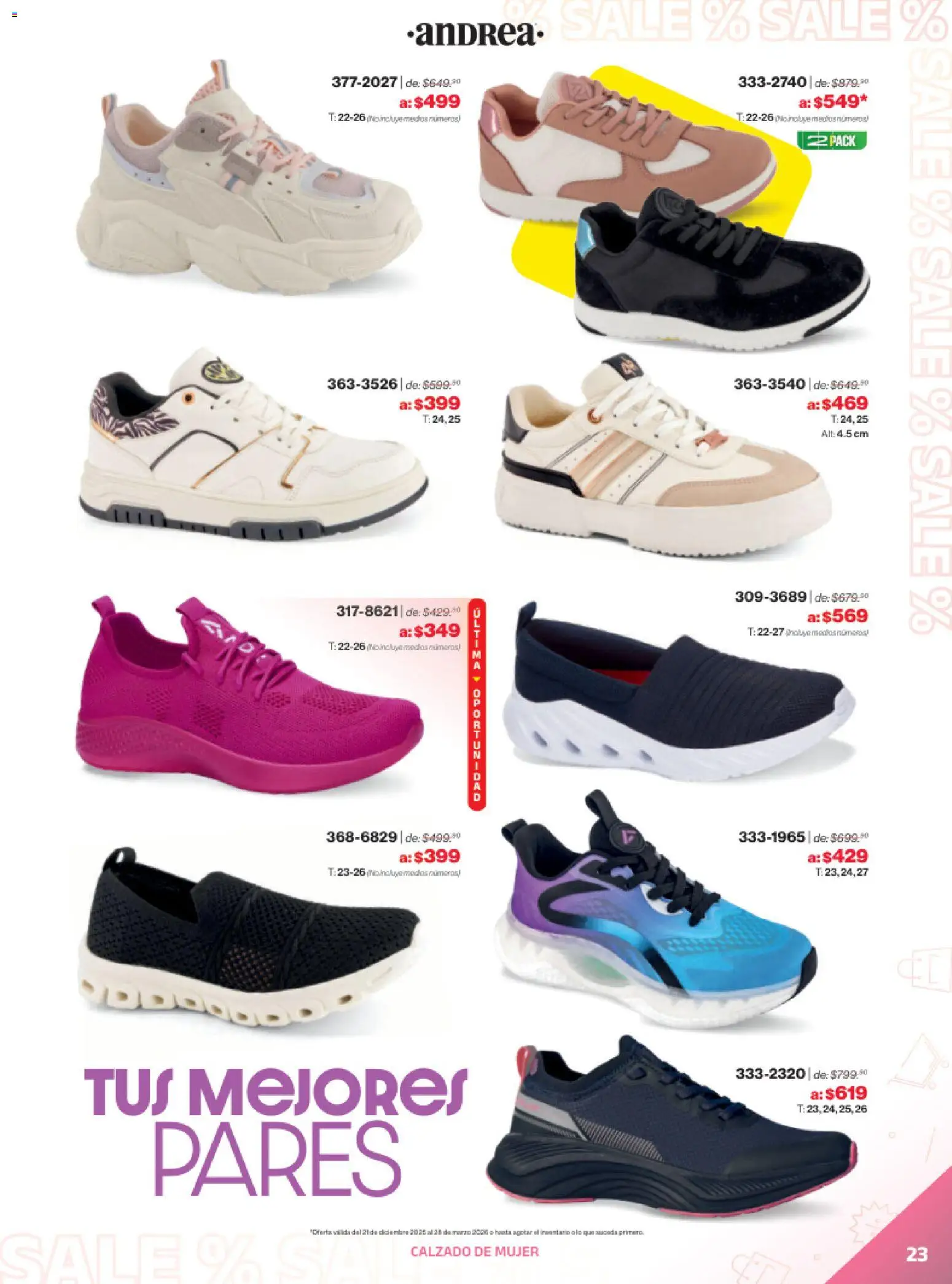 Nuevas ofertas de Andrea válidas en toda la República Mexicana desde el 21.12.2025. ¡Encuentra las mejores ofertas en Andrea catálogo Outlet! | Página: 23