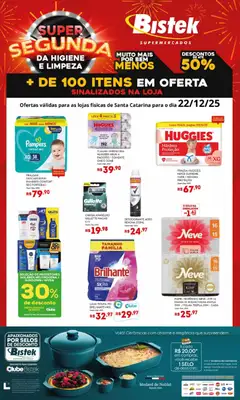 Bistek Supermercados - Ofertas Super Segunda - Pré-Visualização do folheto da loja Bistek Supermercados, válido de 22.12.2025