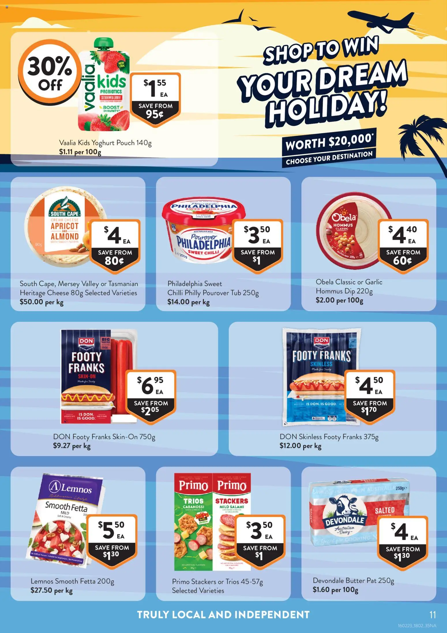 Foodworks catalogue - valid from 18.02.2026 | Page: 11 | Products: Milk, Butter, Cheese, Yoghurt