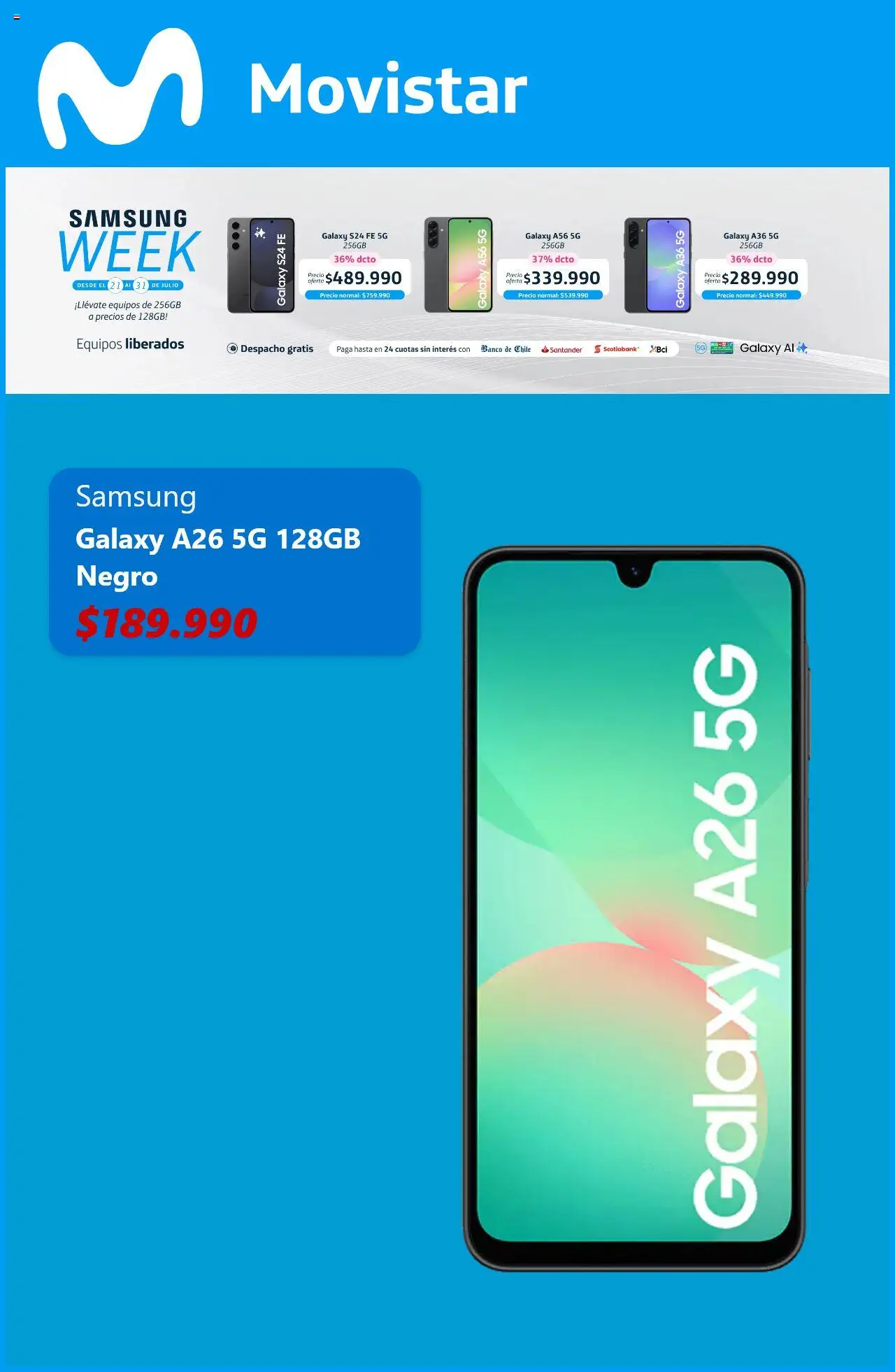 Movistar ofertas  │ válido desde el 21.07.2025 | Página: 2 | Productos: Banco