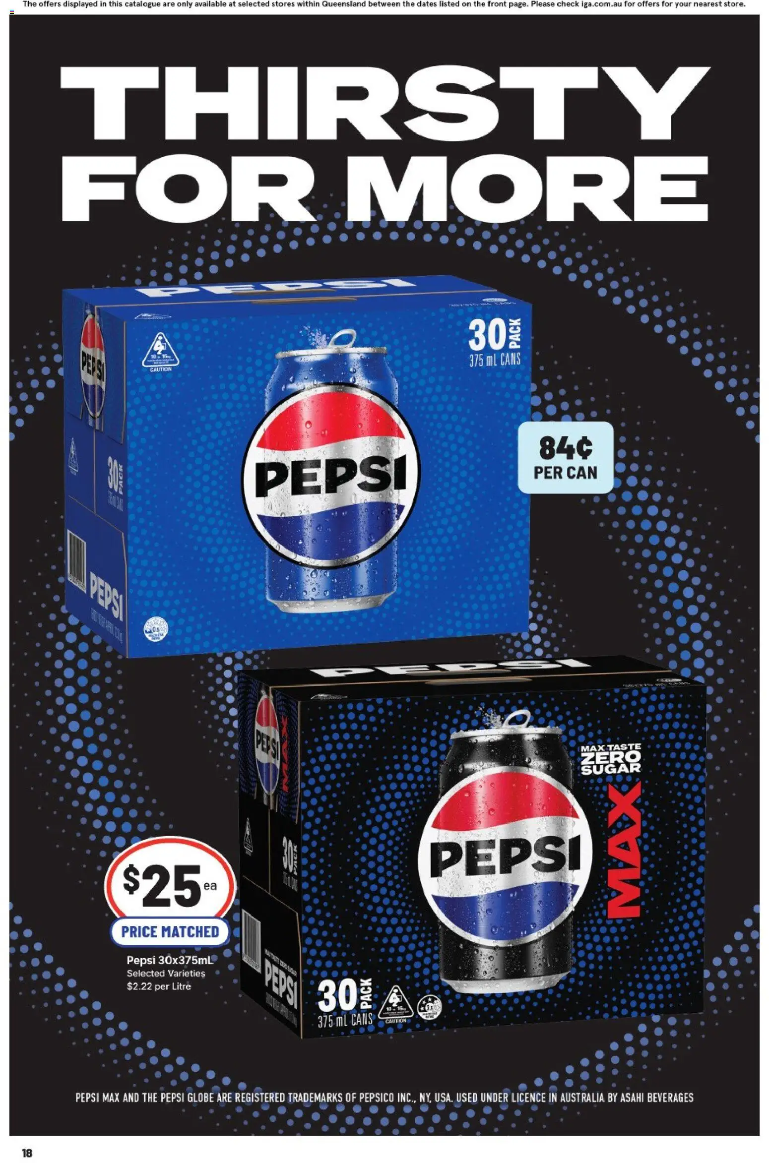 IGA catalogue - valid from 07.01.2026 | Page: 21 | Products: Pepsi, Sugar, Pepsi Max
